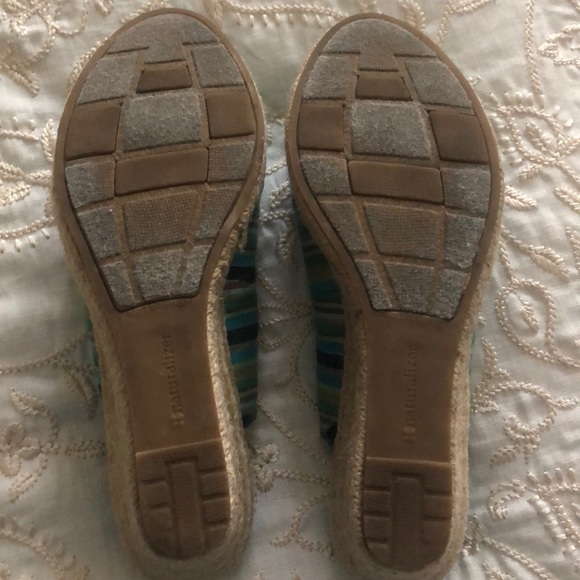 Naturalizer Slingback Sandals Multi Blue Size 8.5 - Picture 5 of 6